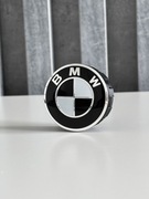 BMW RUCHOME OBROTOWE DEKIELKI DO FELG 56MM 3D KOMPLET 4SZT Czarno/Białe
