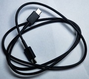 Przewód USB-C - USB-C, 2 A, 1 metr czarny