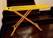 Deska metalowa żółta do prasowania - składana solidna