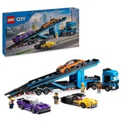 LEGO City 60408 Ciężarówka do przewozu samochodów sportowych