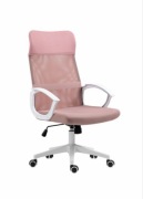 Krzesło biurowe różowe