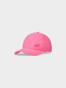 4F SPORTSTYLE Czapka z daszkiem strapback dziewczęca różowa one size