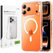 JCPal DualPro MagSafe Compatible Case etui iPhone 17 Pro Max przeźroczyste