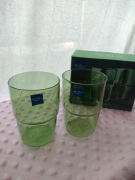 Zielone szklanki w stylu skandynawskim Lyngby Glas Torino