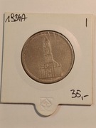 Niemcy III Rzesza 5 marek 1935 A Kosciol srebro