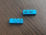 Elementy Lego Train 3010pb091R, 3010pb011 do 124 z 1969 roku, lata 60, 70