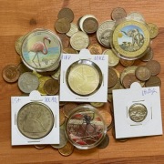 Zestaw ponad 100 Starych Monet Polska IIRP Nike USA Dolar Red Back Spider