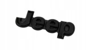 EMBLEMAT LOGO NAPIS KLAPA JEEP GRAND CHEROKEE, WRANGLER CZARNY POŁYSK BOLCE
