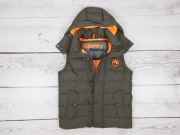 SUPERDRY__EVEREST GILET M50010GN__BEZRĘKAWNIK__ODPINANY KAPTUR__M__J.NOWY