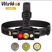 Latarka czołowa mocna Wurkkos HD50 + aku.21700/ 4000lm/ USB C/ 90CRI