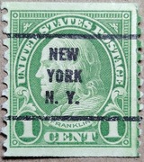 Znaczek czysty usa nev york