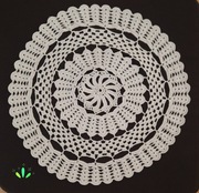 Serwetka biała hand made