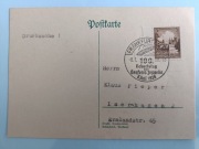 Niemcy Zeppelin karta pocztowa 1938 r Propaganda