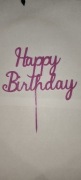 Topper na tort urodzinowy happy birthday