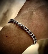 Bransoletka męska łańcuszek.