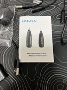 Bezprzewodowy mikrofon krawatowy KIMAFUN KM-G130-1