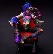 Figurka druk 3D żywica " Jinx - F864 "- 120 mm