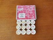 Tealight Podgrzewacz z Wosk Sojowego 12 szt Zdobio