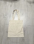 Torebka materiałowa kremowa nowa