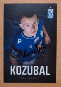 Autograf oficjalna karta Lech Poznań 2020/21 Antoni Kozubal