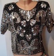 Bluzka wieczorowa z cekinami 40 38