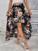 Spódnica w kwiaty M