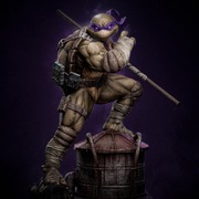 Donatello TMNT Żółwie Ninja Figurka 38cm 1/6 Ręcznie Malowana Z1