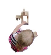 MEGA zestaw drewnianych klocków, prezent