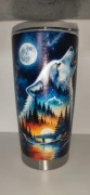 Kubek termiczny wyjący wilk 590 ml