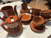 Zestaw bułgarskiej ceramiki 13 elementów 