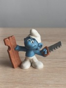 Figurka Gumowa PRL Bootleg Smerfy