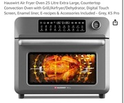 Frytkownica piekarnik na gorące powietrze 1600W 25l XXL Hauswirt K5 Pro