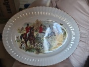 Duży półmisek angielski,  polowanie