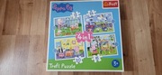 Puzzle Świna Peppa - Trefl 4 in 1