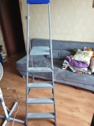 Drabina aluminiowa 150 kg 995 cm 5 stopni metrowa