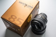 Obiektyw Nikon AF-S NIKKOR 85mm f/1.8G Stan:IDEALNY!!!