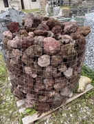 SKAŁA WULKANICZNA LAWA Czarna Czerwona akwarium