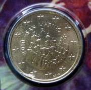 SAN MARINO 2010 50 CENTÓW UNC !!!!!!!!!!