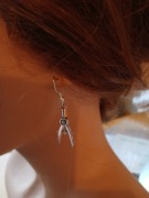 Kolczyki cyrkiel dla nauczycielki