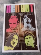 plakat zespołu muzycznego red hot chili peppers