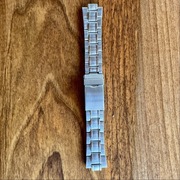 Bransoleta stalowa do zegarka – 19,5 mm przy kopercie, długość 15,4 cm