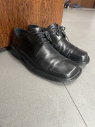 Półbuty czarne skórzane obuwie męskie wizytowe 43 do garnituru Bata Badura