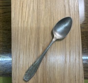 lyzeczka kolekcjonerska alpacca gwiazda pięcioramienna sygnatura stara