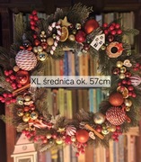 Wianek bożonarodzeniowy XXL, świąteczny