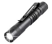 Latarka mini led, długopis z klipsem