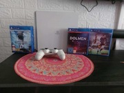 PlayStation 4 Slim 500GB Biala  Pad 3 Gry star Wars, Dolmen, FIFA 16
