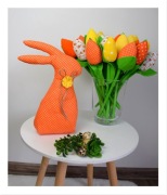 WYPRZEDAŻ! Zające XXL. Pomarańczowe