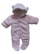 Pluszowy kombinezon dla dziewczynki 62/68