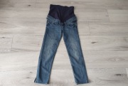 Jeansy ciążowe H&M 34/36 spodnie z panelem