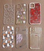 Case plecki etui iPhone 11, komplet 18 sztuk